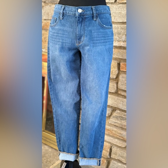 Hudson Jeans "Natalie" Mid Rise Boyfriend Jeans: Size 27 - Picture 2 of 12